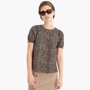 J Crew Animal Print Top size XS